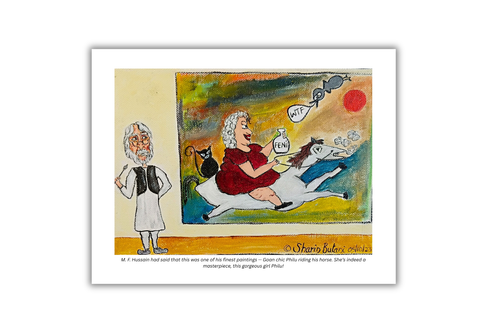 Hussain's Masterpiece – Fine Art Print