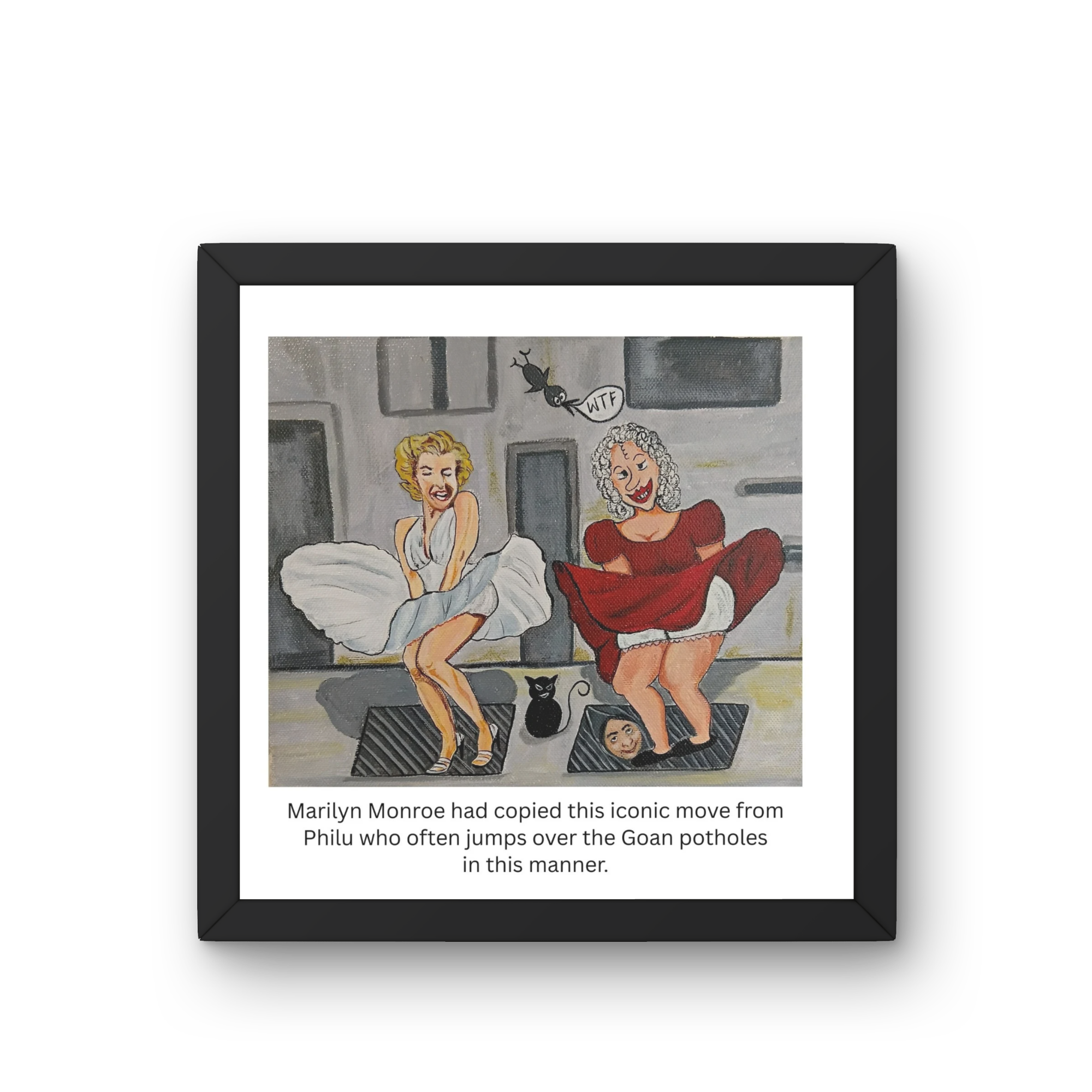 Marilyn Monroe Copies Philu – Fine Art Print