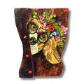 The Botanist — Hand-Sculpted Beagle Wall Art