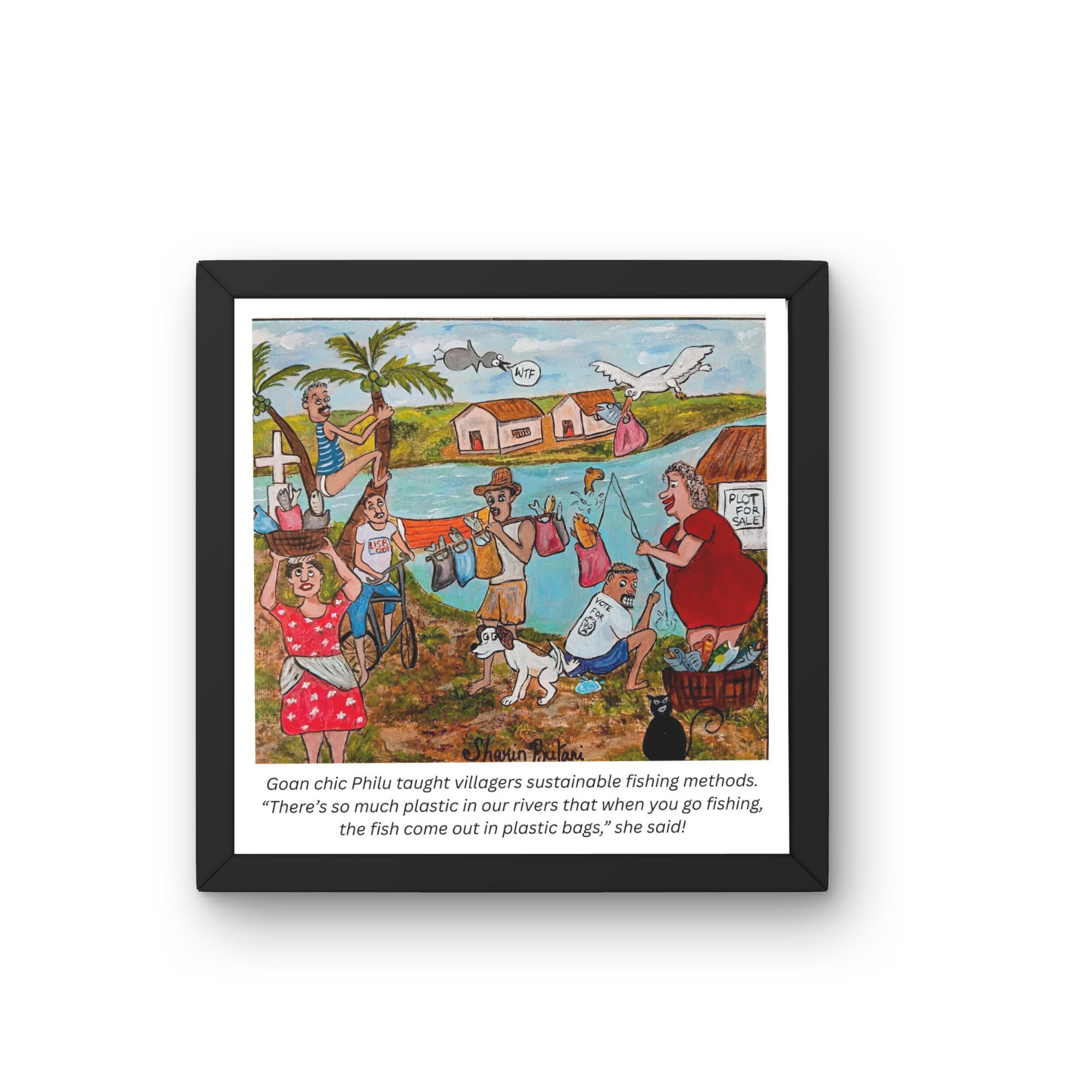 Philu Goes Fishing! – Fine Art Print