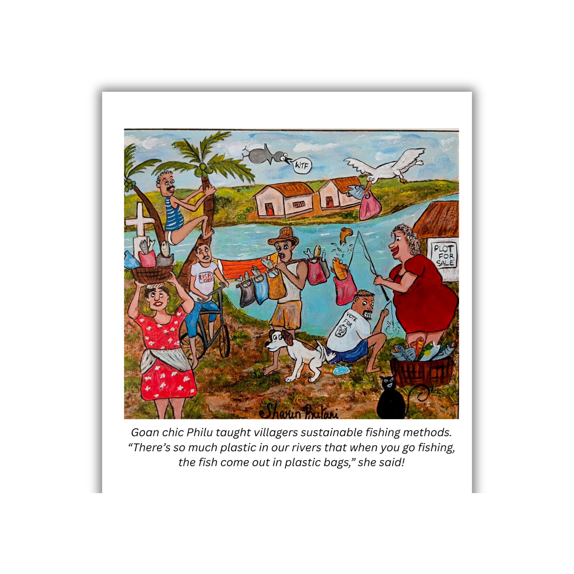 Philu Goes Fishing! – Fine Art Print