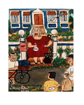 Love Letters Only – Goan Chic Philu | Original 8"x7" Cartoon Painting on Canvas