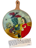 Philu at King's Landing – Original on Wood with Story Plaque