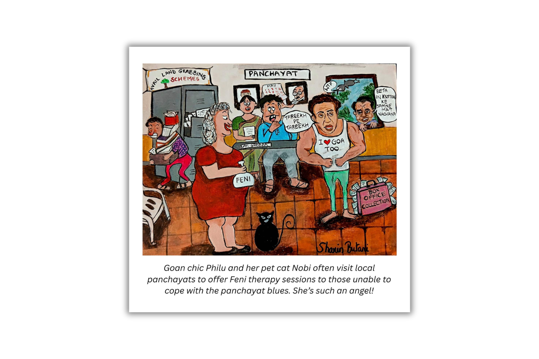 Panchayat Blues! – Fine Art Print