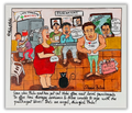 Panchayat Blues! – Original Acrylic Painting