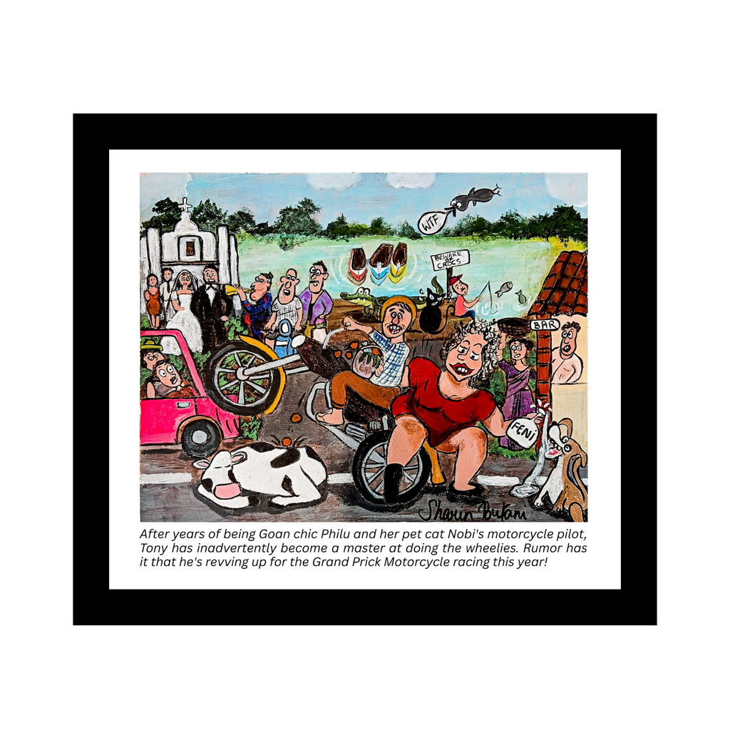 Wheelies with Philu – Fine Art Print