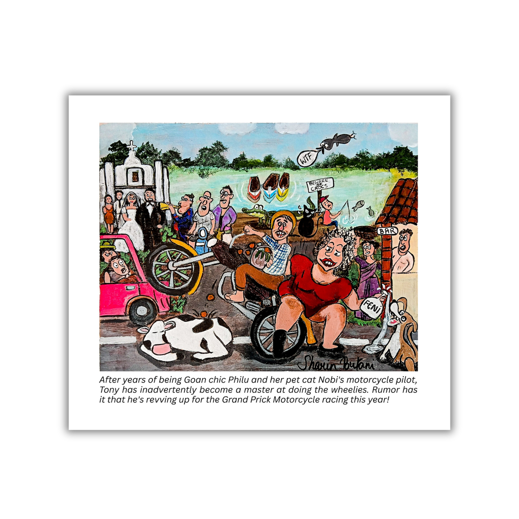 Wheelies with Philu – Fine Art Print