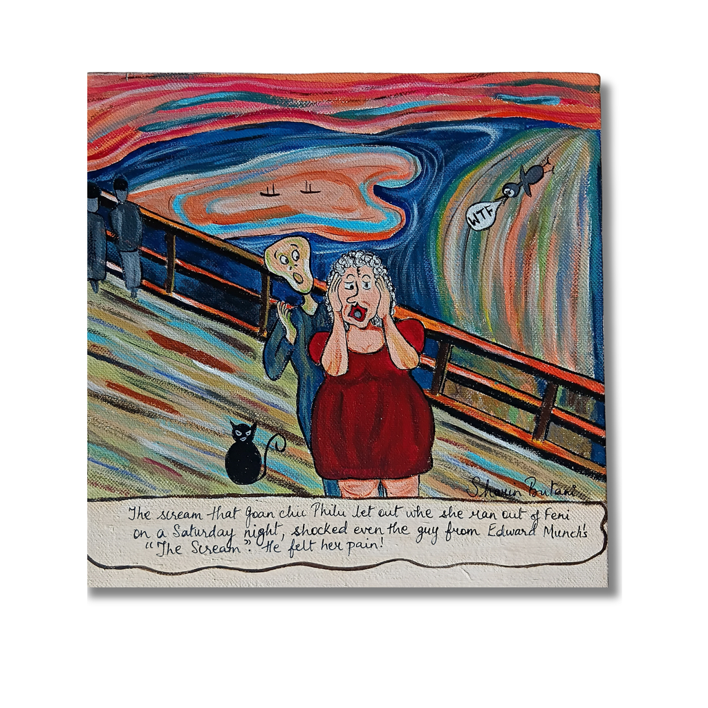 When Philu Screamed! – Original Acrylic Painting