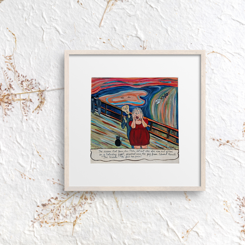When Philu Screamed! – Original Acrylic Painting