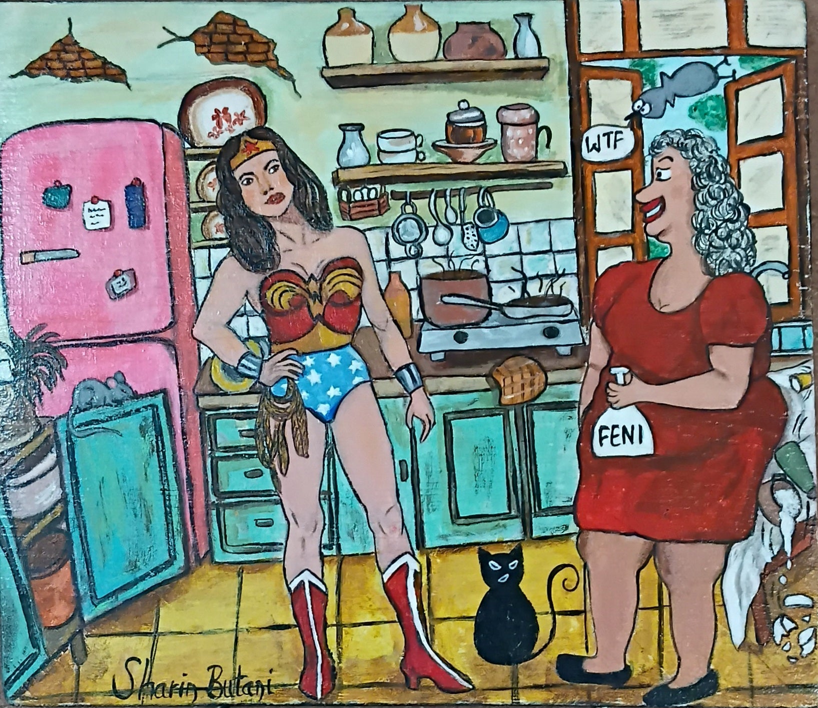 Look Who's Doing Botox Now - Philu Parody Artwork by Sharin Butani